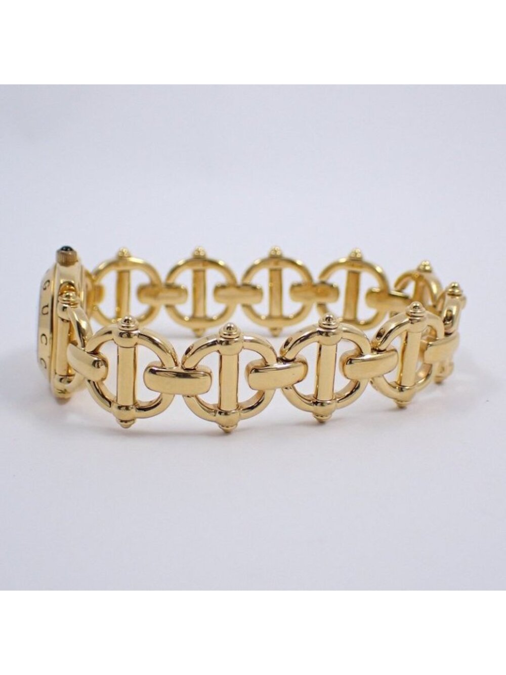 Gucci Quartz Watch Gold Black Dial - Picture 5 of 10